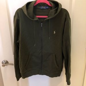LIKE NEW! Polo Full Zip Sweater